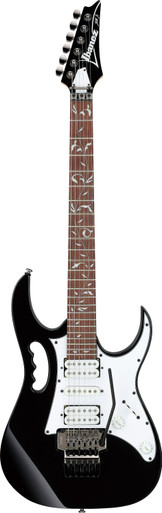 Ibanez JEMJR-BK Jem Junior Steve Vai Signature Electric Guitar in Black - Image 3