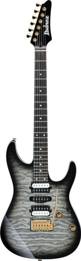 Ibanez AZ47P1QM-BIB Premium Electric Guitar in Black Ice Burst - Image 3