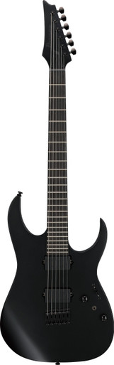 Ibanez RGRTB621-BKF Iron Label Electric Guitar in Black Flat - Image 3