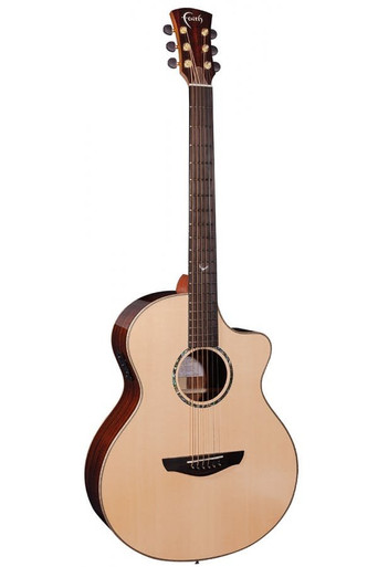 Faith HiGloss 3 Series Neptune Baritone Cutaway Electro Acoustic Guitar - Image 3