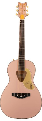 Gretsch G5021E Rancher Penguin Parlour Electro Acoustic in Shell Pink - Image 3