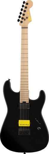 Charvel Sean Long Signature Pro-Mod San Dimas Style 1 HH HT M Electric Guitar in Gloss Black - Image 3