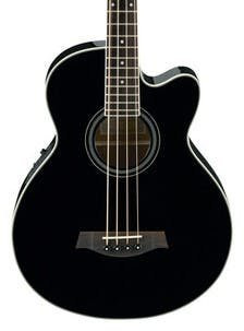 Ibanez AEB8EBK Electro Acoustic Bass Guitar AE Series - Image 3