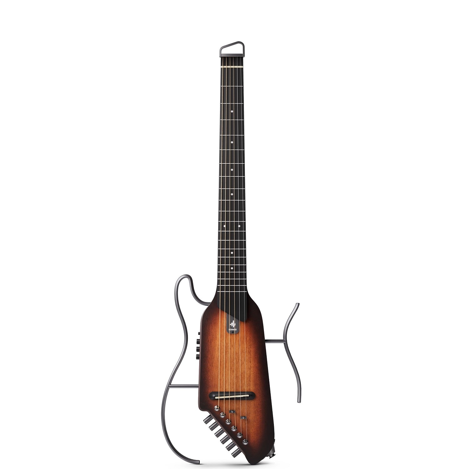 Donner HUSH™ I Acoustic-Electric Travel Guitar - Guitar / Sunburst