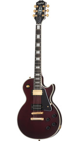 Epiphone Jerry Cantrell "Wino" Les Paul Custom Electric Guitar in Dark Wine Red - Image 2