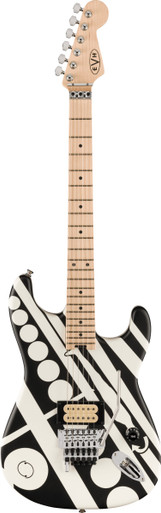EVH Striped Series Circles Satin Electric Guitar With Maple Fretboard - Image 3