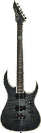 BC Rich Extreme Series Shredzilla Exotic Electric Guitar in Transparent Black - Image 3