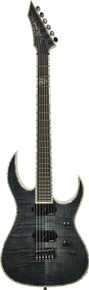 BC Rich Extreme Series Shredzilla Exotic Electric Guitar in Transparent Black Satin - Image 2