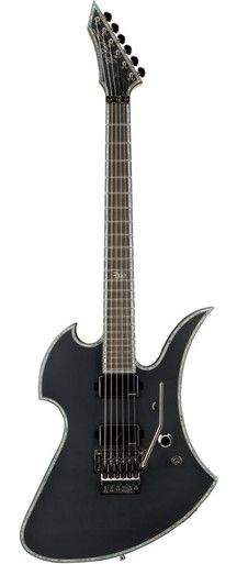 BC Rich Extreme Series Mockingbird Electric Guitar with Floyd Rose in Matte Black - Image 3