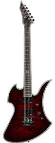 BC Rich Extreme Series Mockingbird Exotic Electric Guitar with EverTune in Black Cherry - Image 2