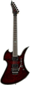 BC Rich Extreme Series Mockingbird Exotic Electric Guitar with Floyd Rose in Black Cherry - Image 2