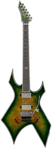 BC Rich Extreme Series Warlock Exotic Electric Guitar with Floyd Rose in Reptile Eye - Image 2
