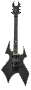 BC Rich Extreme Series Warbeast Electric Guitar with Floyd Rose in Matte Black - Image 2