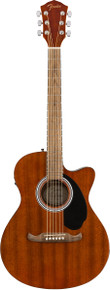 Fender FA-135CE Concert All Mahogany Electro Acoustic Guitar in Natural - Image 2
