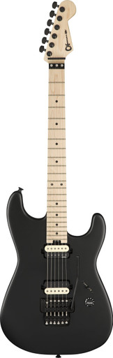 Charvel Jim Root Signature Pro-Mod San Dimas Style 1 HH FR M Electric Guitar in Satin Black - Image 3