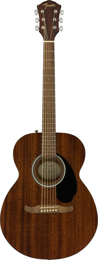 Fender DE FA-135 Concert All-Mahogany Acoustic Guitar in Natural - Image 3