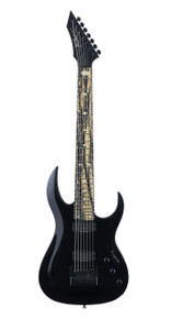 BC Rich Prophecy Series Shredzilla 7 Archtop Electric Guitar with EverTune in Gloss Black - Image 2