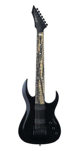 BC Rich Prophecy Series Shredzilla 7 Archtop Electric Guitar with EverTune in Gloss Black - Image 3