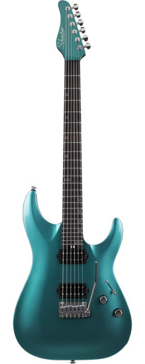 Schecter Aaron Marshall AM-6 Signature Electric Guitar in Arctic Jade - Image 3