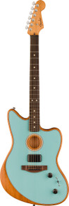 Fender Acoustasonic Player Jazzmaster Acoustic/Electric Guitar in Ice Blue - Image 2