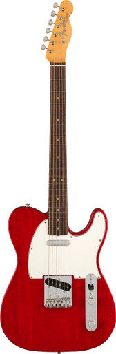 Fender American Vintage II 1963 Telecaster Electric Guitar in Crimson Red Transparent - Image 3