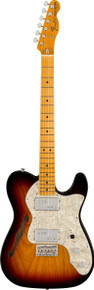 Fender American Vintage II 1972 Telecaster Thinline Electric Guitar in 3-Colour Sunburst - Image 2