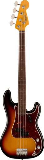 Fender American Vintage II 1960 Precision Bass Guitar in 3-Colour Sunburst - Image 3