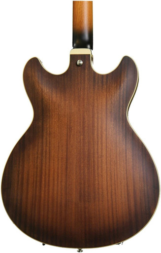 Ibanez AS53 Semi-Hollow Electric Guitar in Tobacco Flat - Image 3