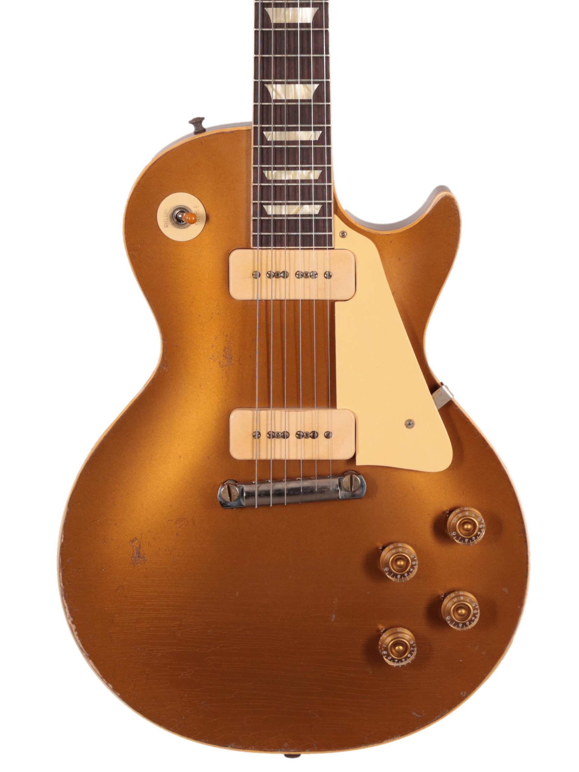 Gibson Custom Shop Murphy Lab 1954 Les Paul Goldtop Reissue Heavy Aged Electric Guitar in Double Gold (43179) - Image 1