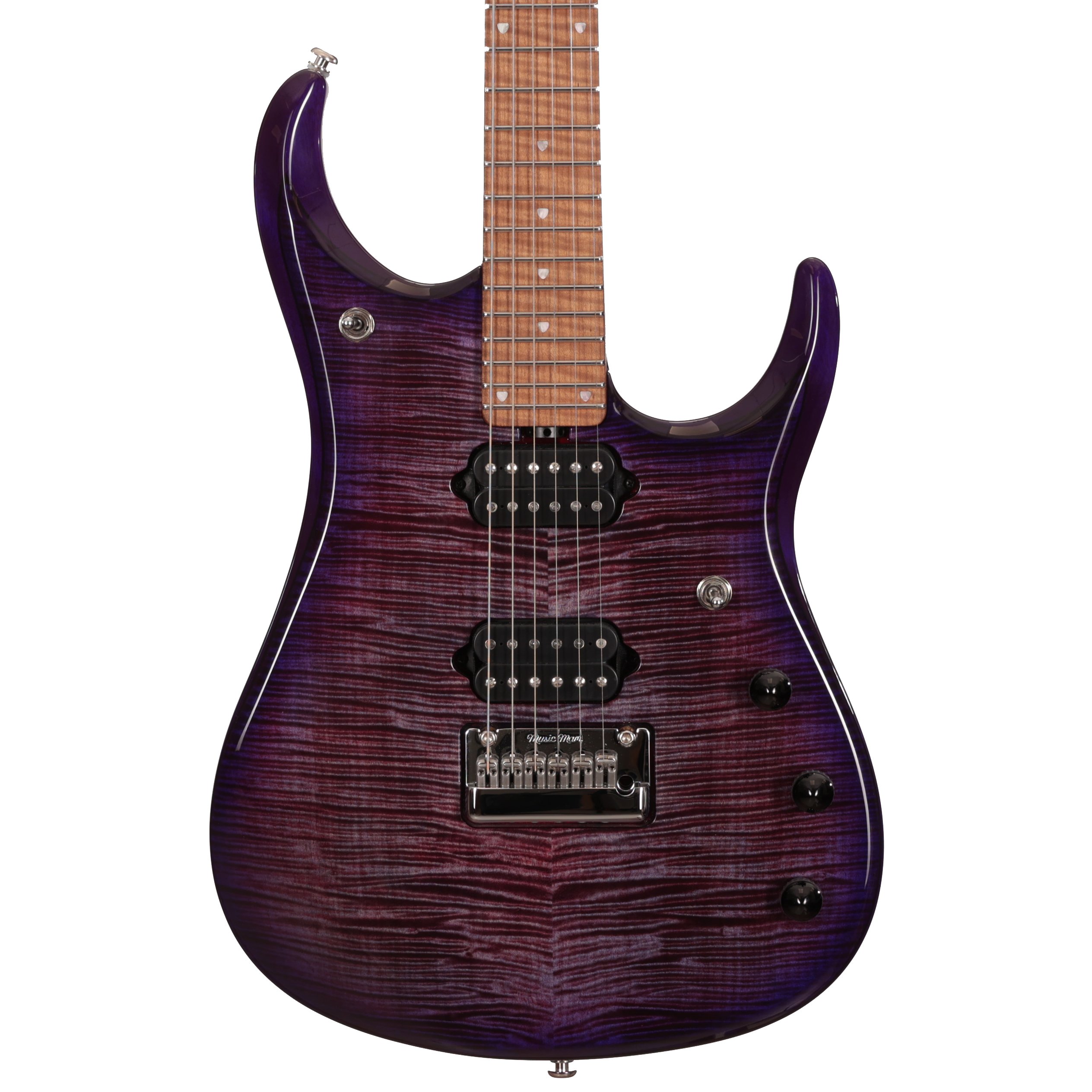 Music Man JP15 John Petrucci Signature Electric Guitar in Purple Nebula Flame Top (20129)