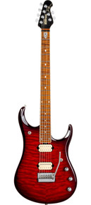 Music Man BFR Baritone JP15 John Petrucci Signature Electric Guitar in Cherry Creamsicle - Image 2