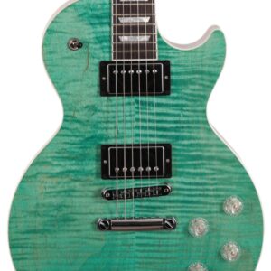 Gibson Les Paul Modern Electric Guitar with Figured Maple Top in Seafoam Green (45635)