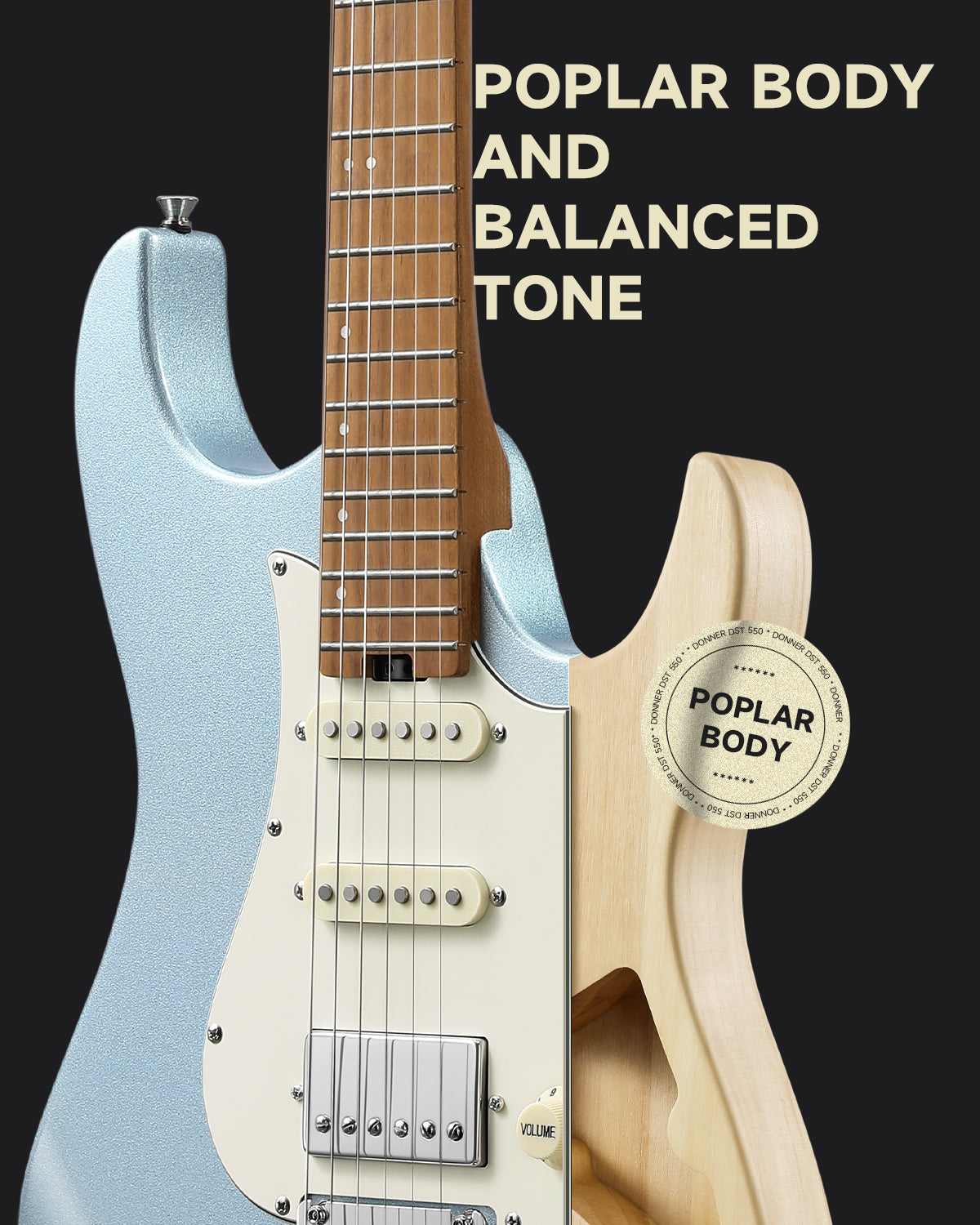 Donner DST-550 Electric Guitar - Image 4