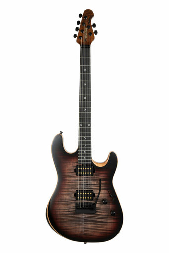 Music Man Sabre Rabea Massaad Electric Guitar in Vileblood Burst - Image 3