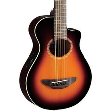 Yamaha APX T2 Travel Size Electro Acoustic Guitar in Old Violin Sunburst - Image 2