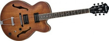 Ibanez AF55 Semi-Hollow Electric Guitar in Tobacco Flat - Image 2