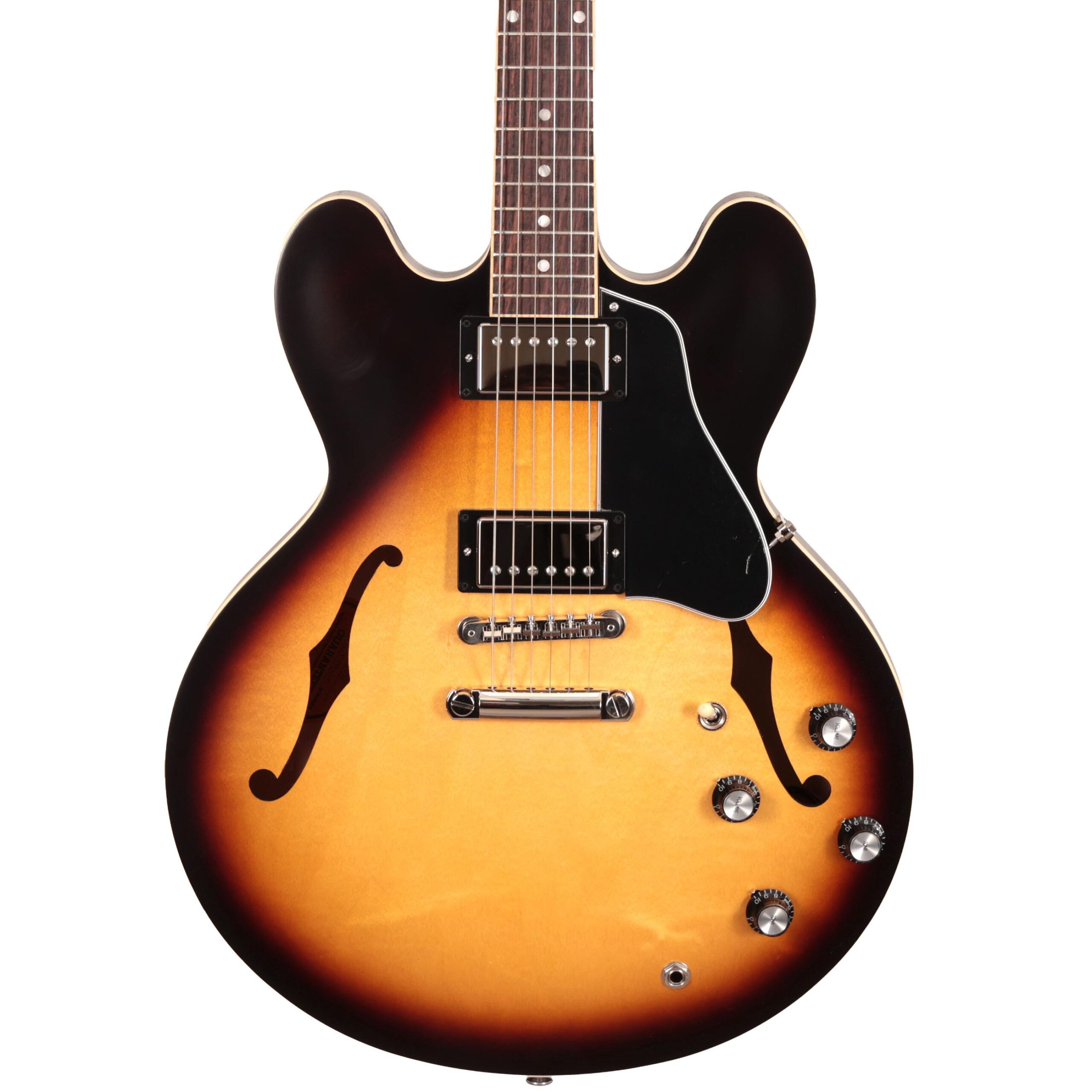 Gibson ES-335 Semi-Hollow Electric Guitar in Satin Vintage Burst (53735)