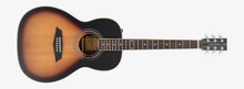 Sire Larry Carlton A3 Parlour Electro Acoustic Guitar in Vintage Sunburst - Image 2