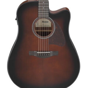 Ibanez AAD51CE-DVS Electro Acoustic Guitar in Dark Violin Sunburst High Gloss