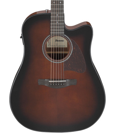 Ibanez AAD51CE-DVS Electro Acoustic Guitar in Dark Violin Sunburst High Gloss - Image 1