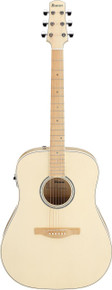Ibanez AAD77M1E-OAW Electro Acoustic Guitar in Open Pore Antique White - Image 2