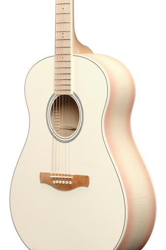 Ibanez AAM370M2E-APF Advanced Auditorium Electro Acoustic in Antique White Peach Fuzz - Image 3