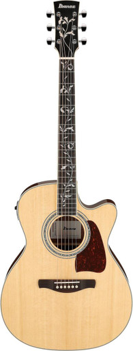 Ibanez AC390CE-NT Artwood Electro Acoustic Guitar in Natural High Gloss - Image 3