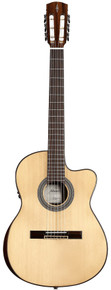 Alvarez Artist AC70HCE Classical Hybrid Electro Acoustic in Natural with Cutaway - Image 2