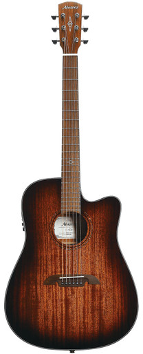 Alvarez Artist AD66CE Dreadnought Electro Acoustic in Shadowburst with Cutaway - Image 3