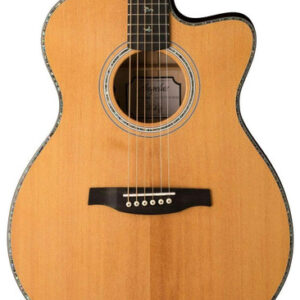 PRS SE Angelus A50E Cutaway Electro Acoustic Guitar in Natural & Black Gold