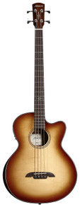 Alvarez Artist Elite AEB70CE Electro Acoustic Bass Guitar in Shadowburst with Cutaway - Image 2