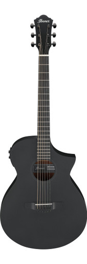 Ibanez AEWC13-WK Acoustic Guitar In Weathered Black Open Pore - Image 3