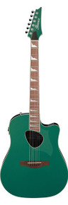 Ibanez Altstar Series Electro Acoustic Spruce Top Jungle Green Metallic High Gloss - Image 2