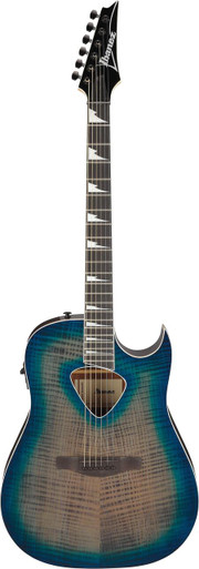 Ibanez ALT50FA-BDB Altstar Electro Acoustic Guitar in Blue Doom Burst High Gloss - Image 3